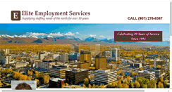 Desktop Screenshot of elite-employment.com